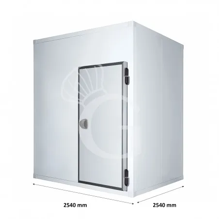 Cella frigorifera positiva senza pavimento - L 2540 mm x P 2540 mm x H 2070 mm Sconto