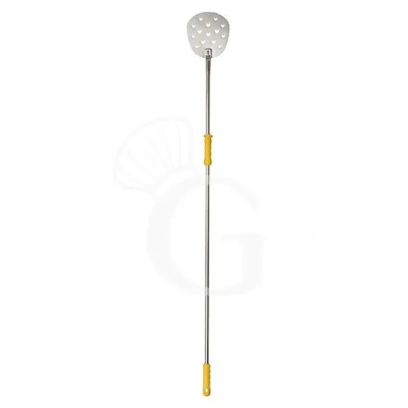 Ordina Subito Pala per Pizza per cuocere forata Cuore in acciaio inox Ø 260 mm x H 1700 mm
