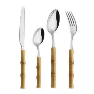 BAMBOO BEIGE SET POSATE 16 PEZZI Ultima Occasione