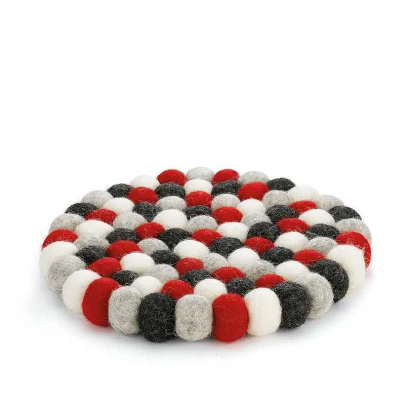 Must-Have SOTTOPENTOLA IN LANA TONDO ROSSO