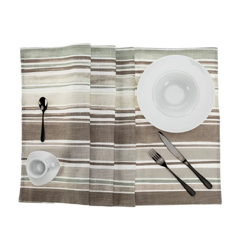 DITTE STRISCIA DOUBLE 50X140 100% COTONE NATURALE Quantità Limitata