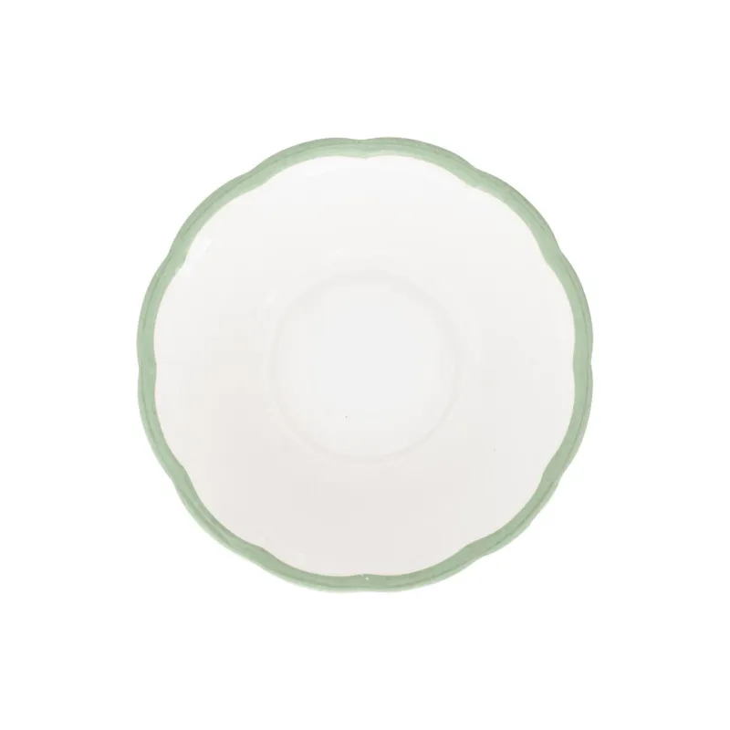 Popolare PETALO COPPETTA CM.16,8 BORDO VERDE