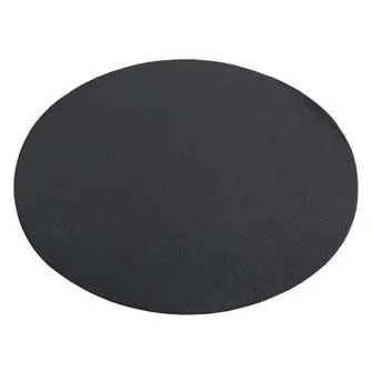 TROJA TOVAGLIETTA OVALE PELLE VEGANA NERO Ultimissimo Modello