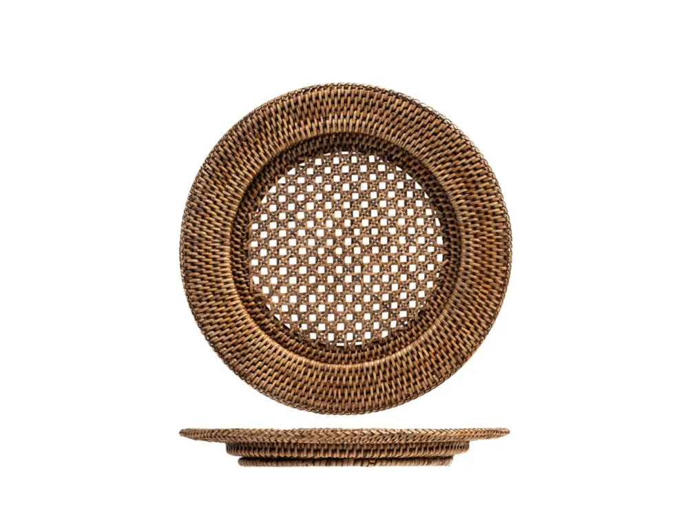 Solo Oggi RATTAN SOTTOPIATTO TONDO CON ALA CM 32