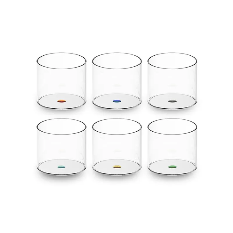 OLIMPIA SET 6 BICCHIERI IN VETRO BOROSILICATO 350 ML Occasione