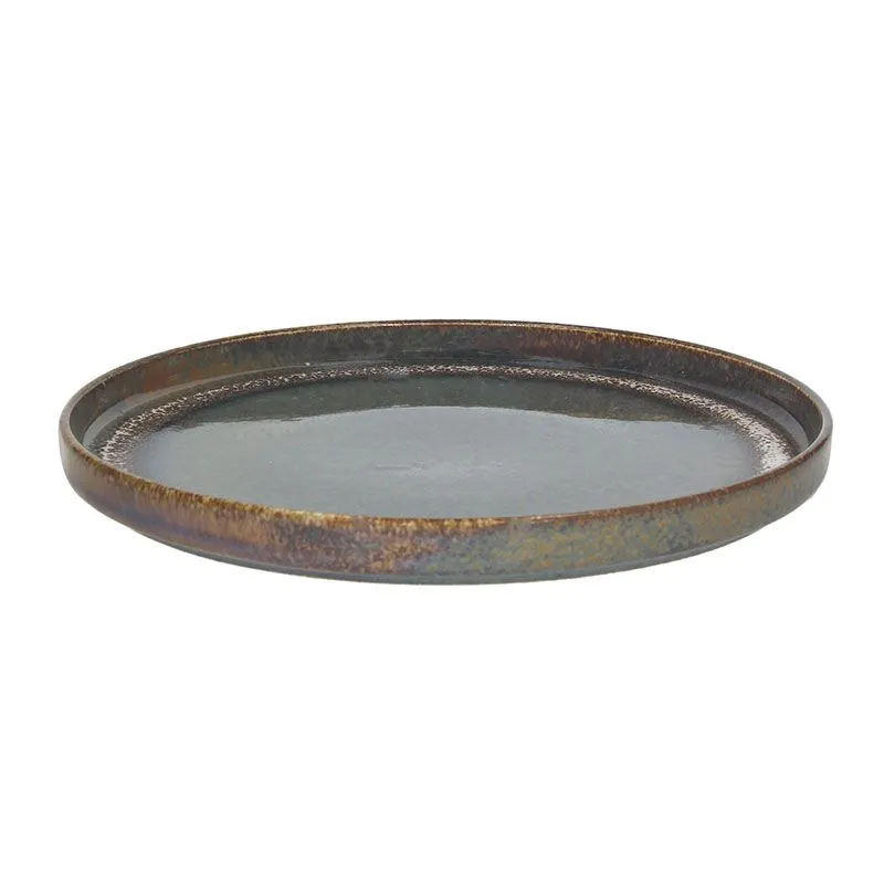 Scelto Dai Clienti BLOOM PIATTO EDGE BLUE & BROWN CM 27