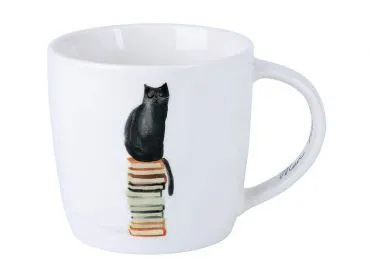Must-Have FELINE FRIENDS MUG 400ML WELL READ CAT GB