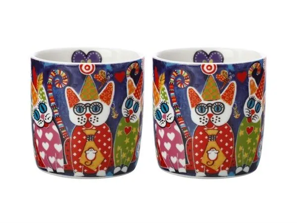 Pagamento Sicuro LOVE HEARTS SET 2 ESPRESSINI 100 ML CUP CAKES GB