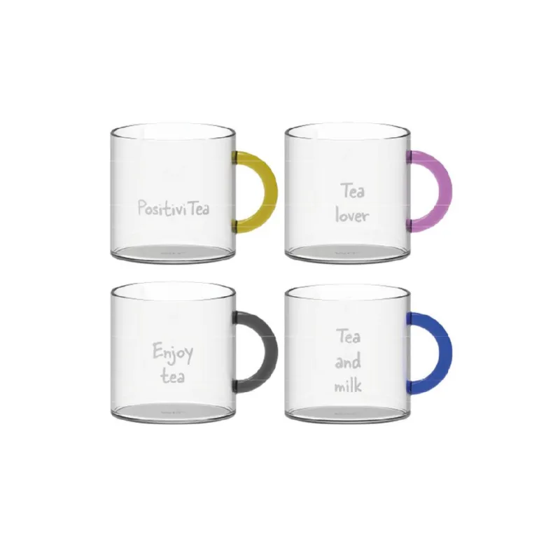 Acquista Ora MONTEREY SET 4 TAZZE DA TE IN VETRO BOROSILICATO