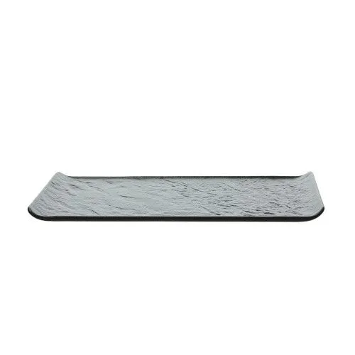 Spedito Oggi VULCANIA PIATTO RETTANGOLARE CM 26,5X13BLACK