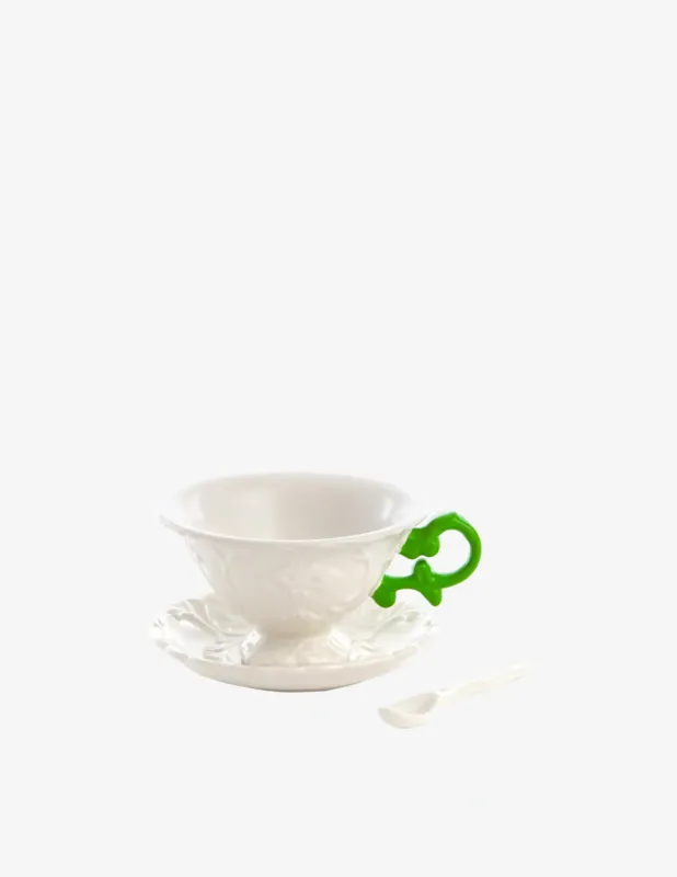 Solo Oggi Seletti Set Da Te‘ "I-Wares" Manici Verde