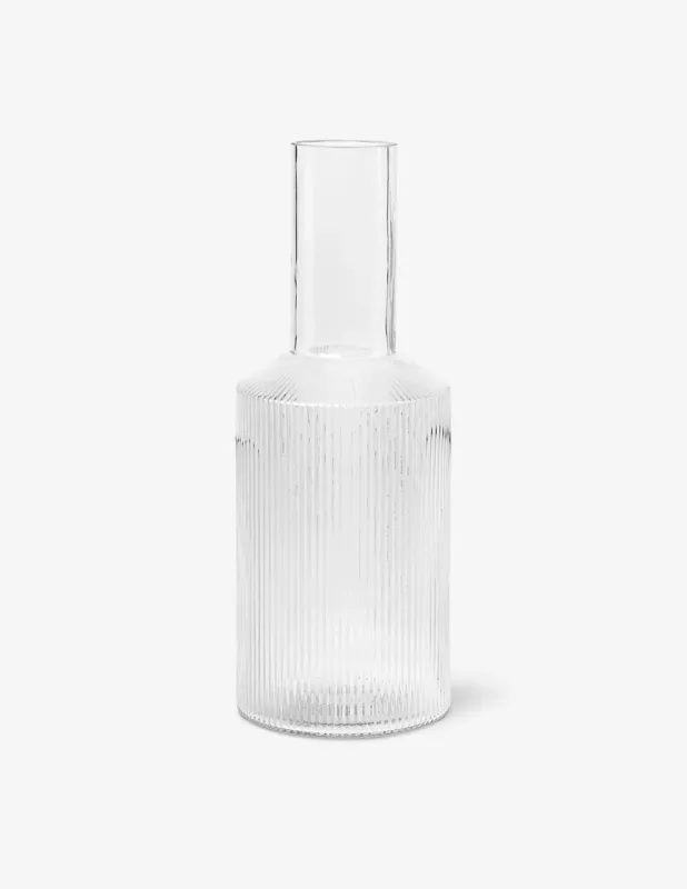 Ultime Pezzi Ferm Living Ripple Caraffa - Trasparente