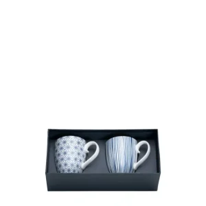 Must-Have TOKYO design studio Mug Set 2 Pezzi Nippon Blue