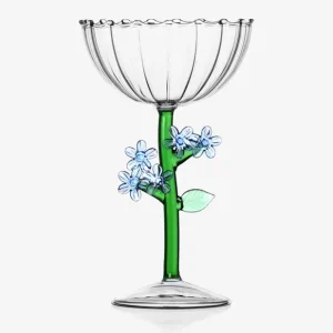 Compra Adesso Ichendorf Botanica Coppa Champagne Ottica Fiore Azzurro