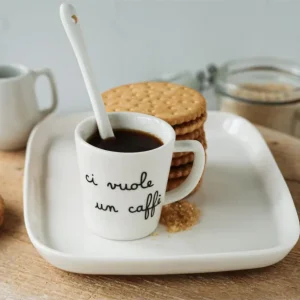 Affare Simple Day Tazzine Espresso Ci Vuole Un Caffè Set 2 Pz