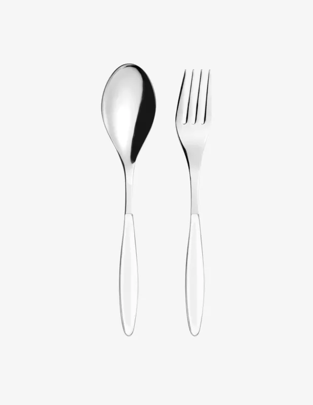 Guzzini Feeling Set Posate a Servire Bicolore Occasione Imperdibile