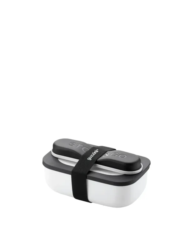 Non Perdere Guzzini Store&Go Set Lunch Box Con Posate Da Viaggio