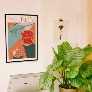 Miglior Prezzo Santomanifesto Negroni Poster Con Cornice