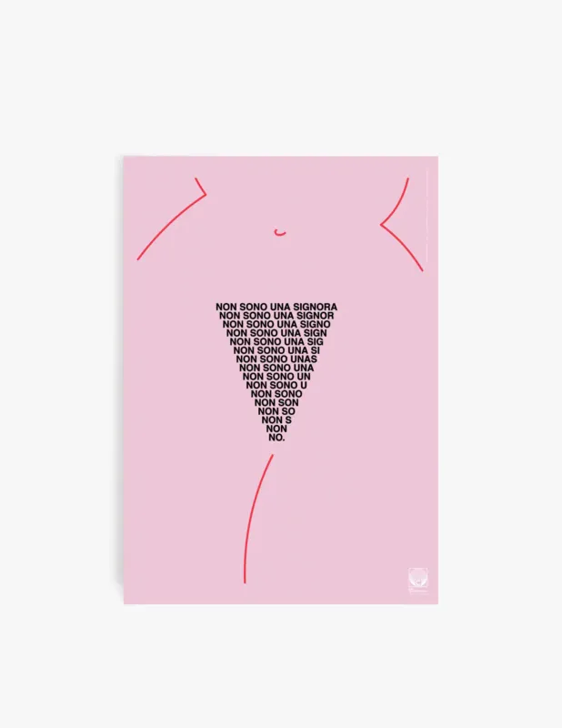 Ciao Discoteca Italiana Non Sono Una Signora Poster Offerta Speciale