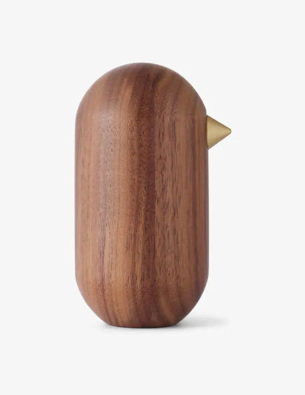 Normann Copenhagen Little Bird Oggetto Decorativo 10 Cm In Noce A Buon Prezzo