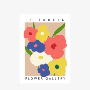 Nuova Collezione Kapolab Le Jardin flower Market stampa