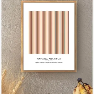 Esclusivo Slurp Design Tonnarelli alla Gricia Poster