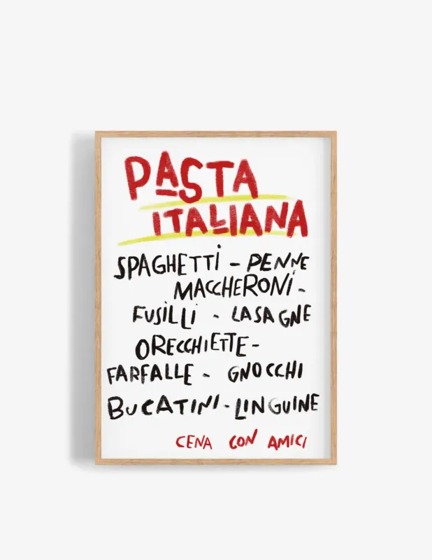 Kapolab Pizza Italiana Poster Scelto Dai Clienti
