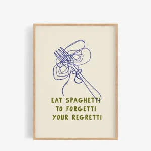 Offerta Limitata Kapolab Less Spaghetti Poster
