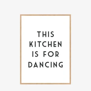 Kapolab This Kitchen is For a Dancing Poster A Buon Prezzo