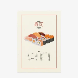 Guzzerie Sushi Poster Popolare