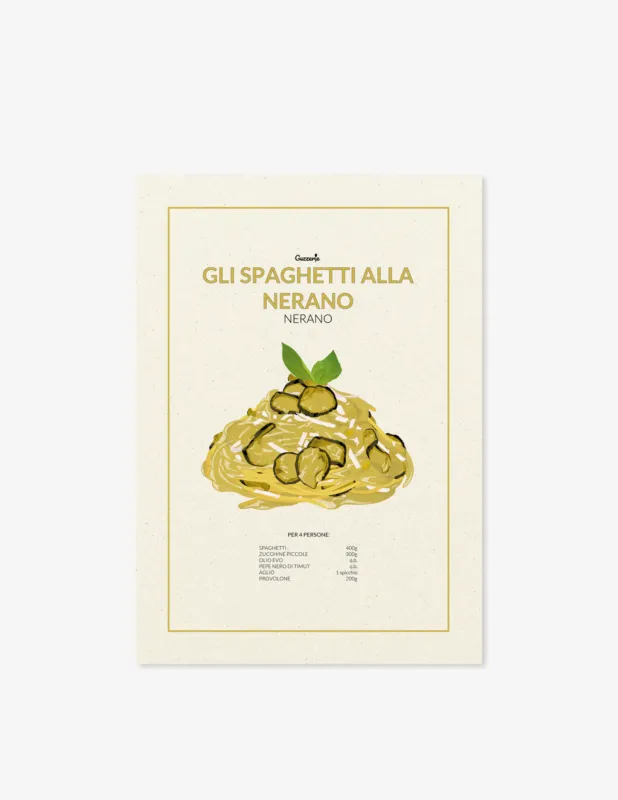 Compra Adesso Guzzerie Gli Spaghetti Alla Nerano Poster