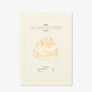 Guzzerie La Cacio e Pepe Poster Direttamente Dal Produttore