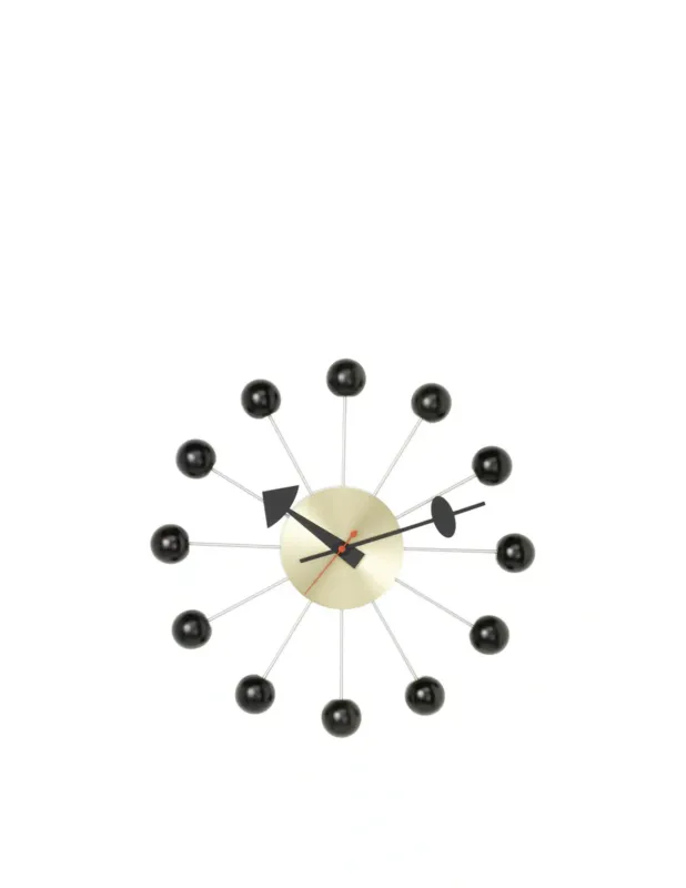 Affare Vitra Ball Clock nero ottone