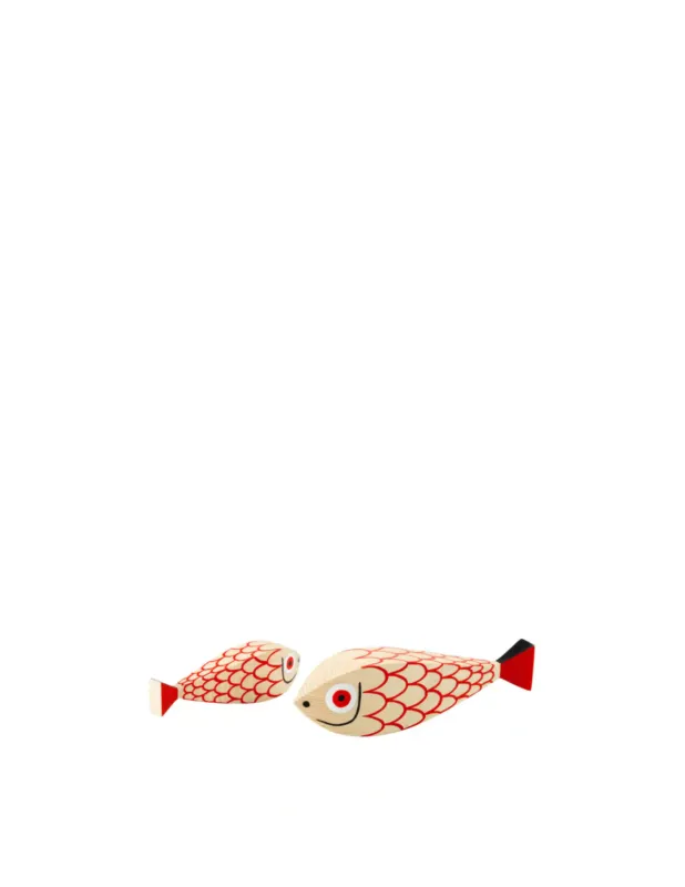 Solo Oggi Vitra Wooden Doll Mother Fish & Child