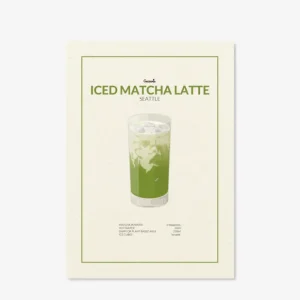 Affare Guzzerie Iced Matcha Latte Poster