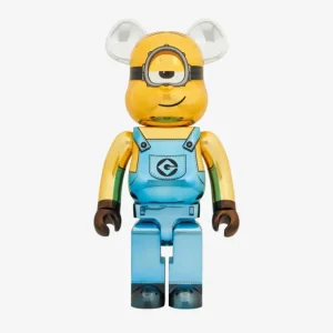 Prezzo Ridotto Medicom Toy Bearbrick 1000% Minions Stuart Chrome Vers