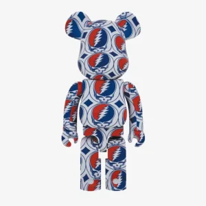 Medicom Toy Bearbrick 1000% Grateful Dead Steal Your Face Novità