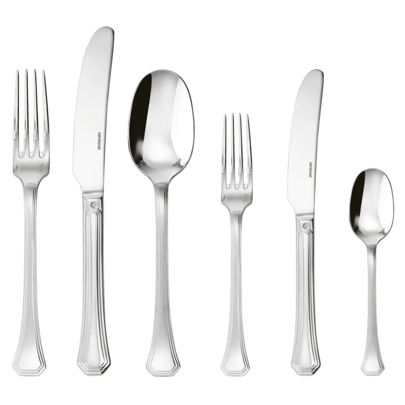 Sconto Decò Servizio tavola 36 posate, Manico Cavo Orfèvre