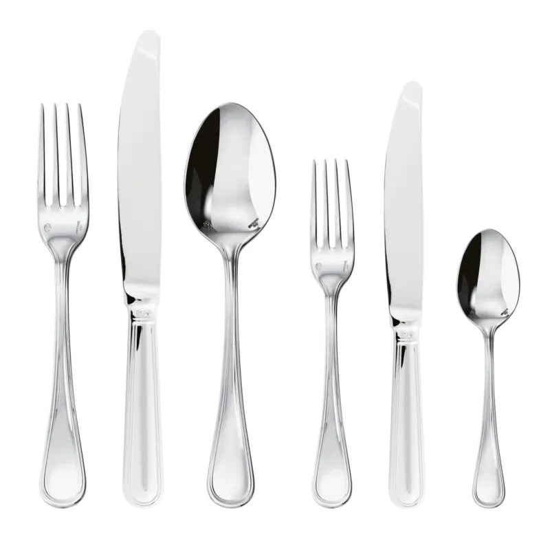 Contour Servizio tavola 72 posate, Manico Cavo Orfèvre Nuova Collezione