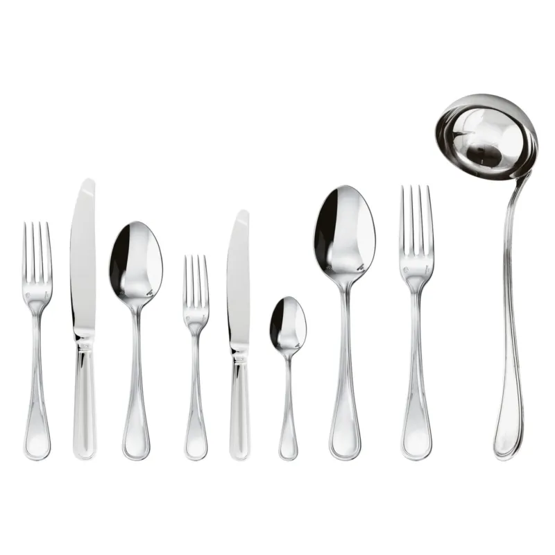 Contour Servizio tavola 75 posate, Manico Cavo Orfèvre Economico