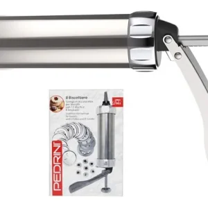 Formine biscotti Pedrini 03GD272 Pistola Siringa Cromato Esclusivo