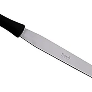 Promozione Esclusiva Spatola cucina Salvinelli SPCU15 flessibile da cuoco Acciaio e Nero