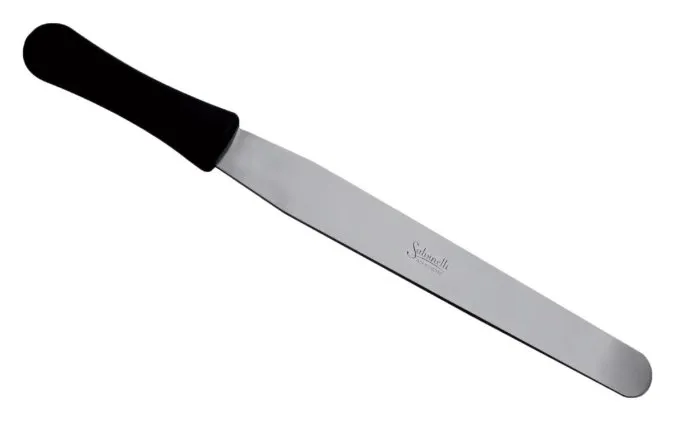 Quantità Limitata Spatola cucina Salvinelli SPCU26 flessibile da cuoco Acciaio e Nero