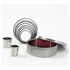 Formine biscotti Kaufgut 041296 EVA Tondi assortiti da 22 a 90 mm Acci Reso Gratuito