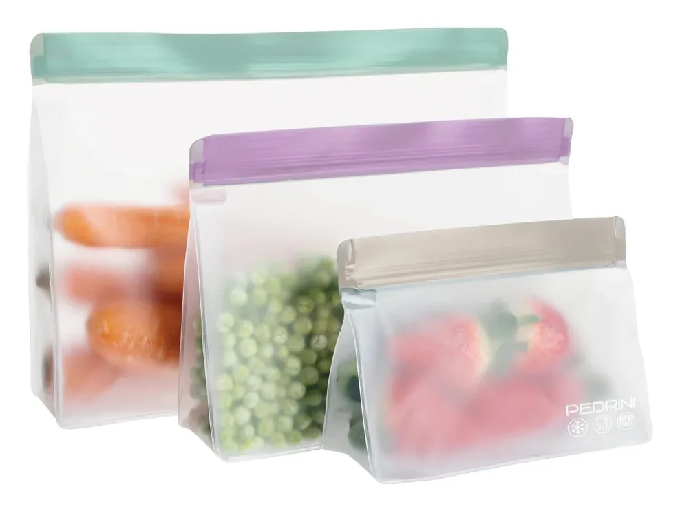 Bestseller Sacchetti alimenti Pedrini 04GD259 6 LILLO FRESH riutilizzabili Colori