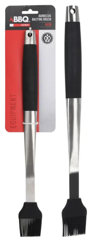 Prezzo Di Fabbrica Pennello cucina Bbq C04000100 silicone Cromo e Nero
