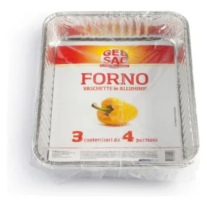 Set vaschette monouso Gel Sac 700028 R11 4 Porzioni Pagamento Sicuro