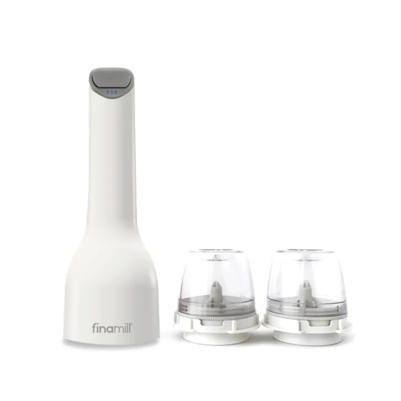 Bestseller Macina spezie elettrico a ricarica USB Finamill Soft Cream con 2 contenitori