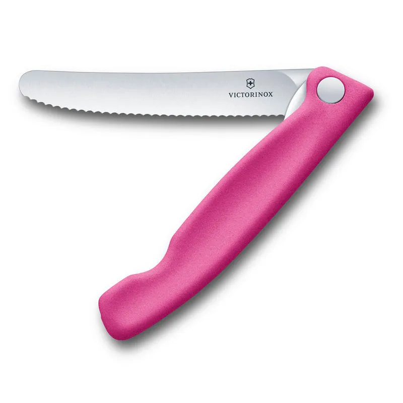 Promozione Esclusiva Coltello pieghevole seghettato rosa - Victorinox Swissclassic