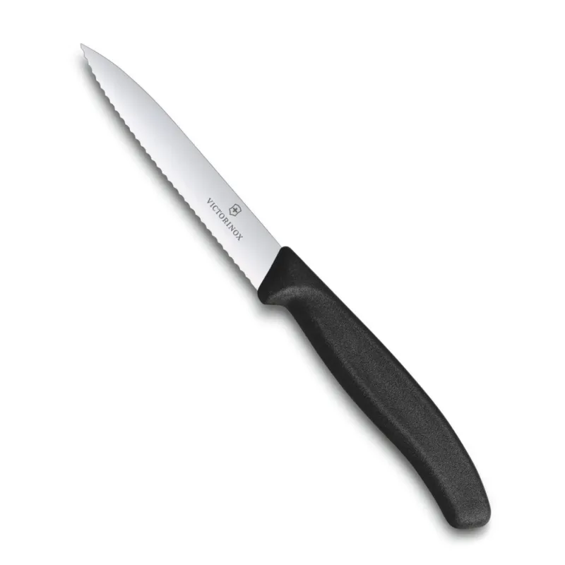 Occasione Spelucchino ondulato manico ergonomico nero - Victorinox Swissclassic